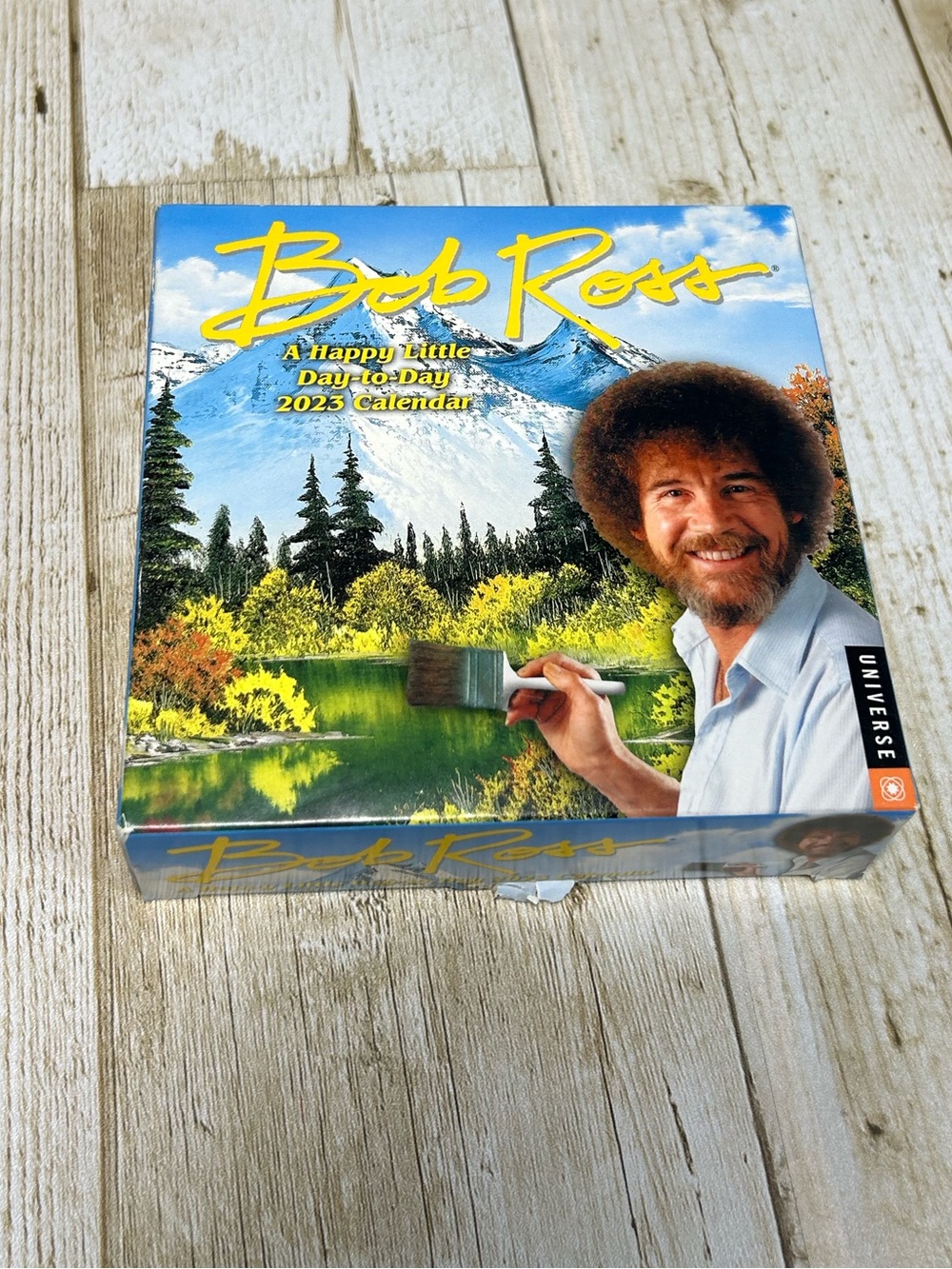 Bob Ross 2023 Desk Calendar - A Happy Little Day-to-Day